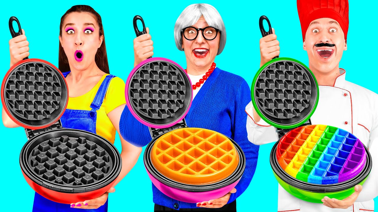 Кулинарный Челлендж: Я против Бабушки | Потрясающие Кулинарные Рецепты от ChallengeTeen