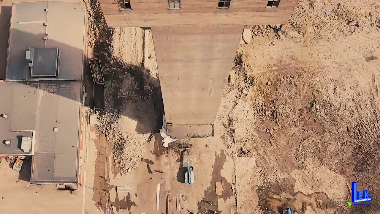 Lek-sloopwerken Garpenberg mijnschacht 83m hoog met luchtdruk