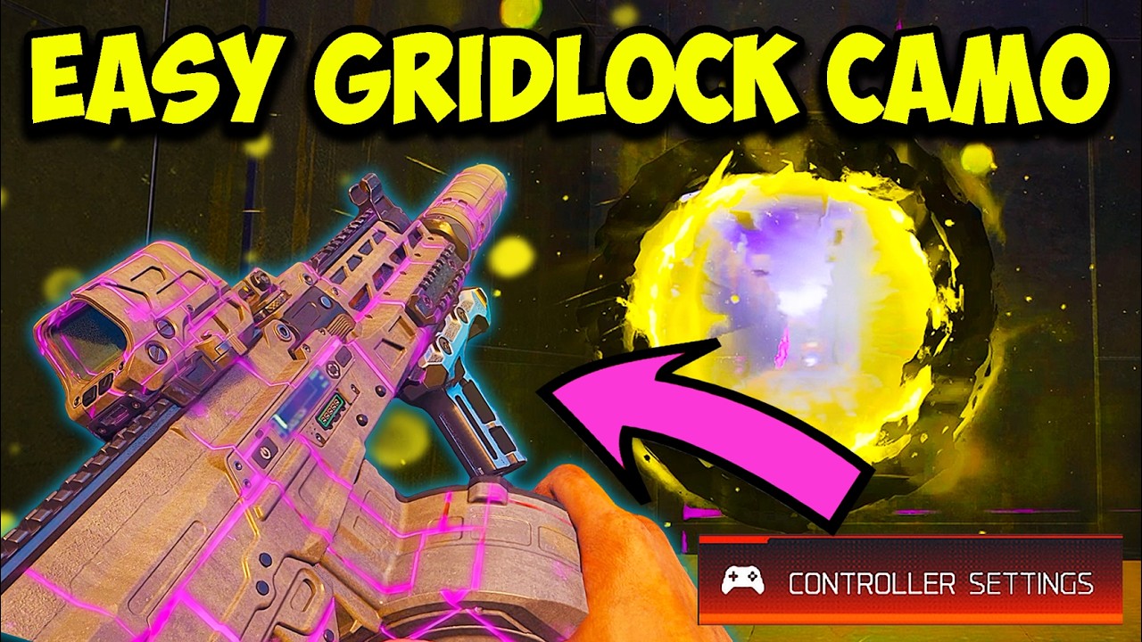 How to Unlock GRIDLOCK CAMO Fast! (BO7 Free Run Descent Guide)