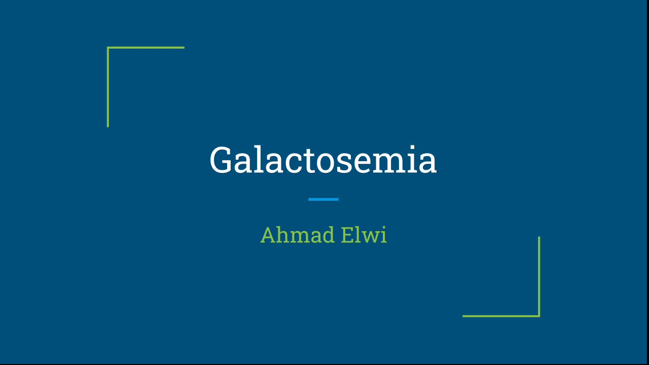 Galactosemia - questions answered