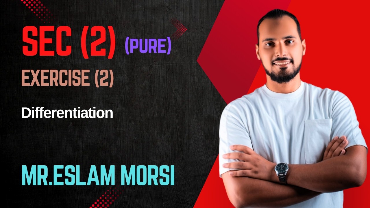 Exercise (2): Differentiation حل تمارين المعاصر
