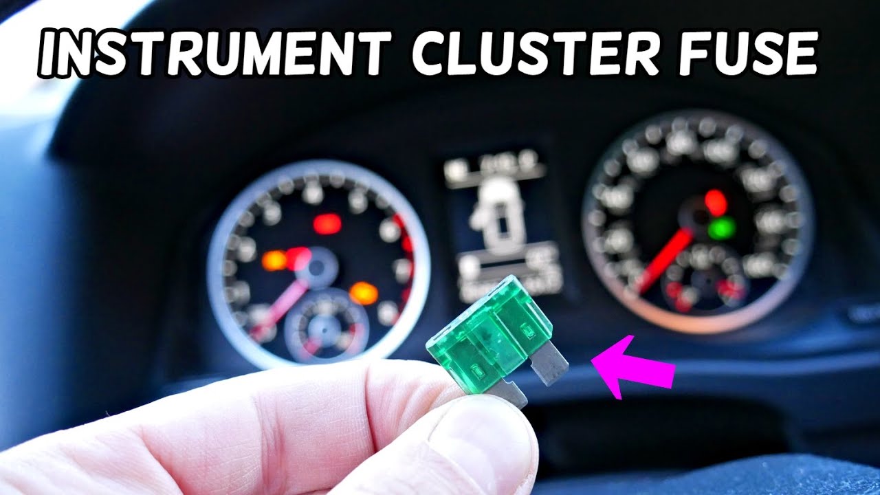VW TIGUAN INSTRUMENT CLUSTER FUSE LOCATION REPLACEMENT, INSTRUMENTATION CONTROL MODULE