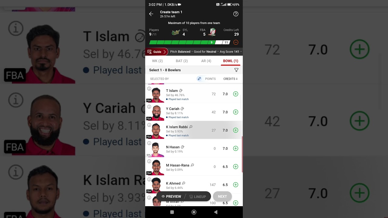 Bangladesh premier league t20 today match SYL vs FBA #viral #dream11 #cricket #india ##dreamteam