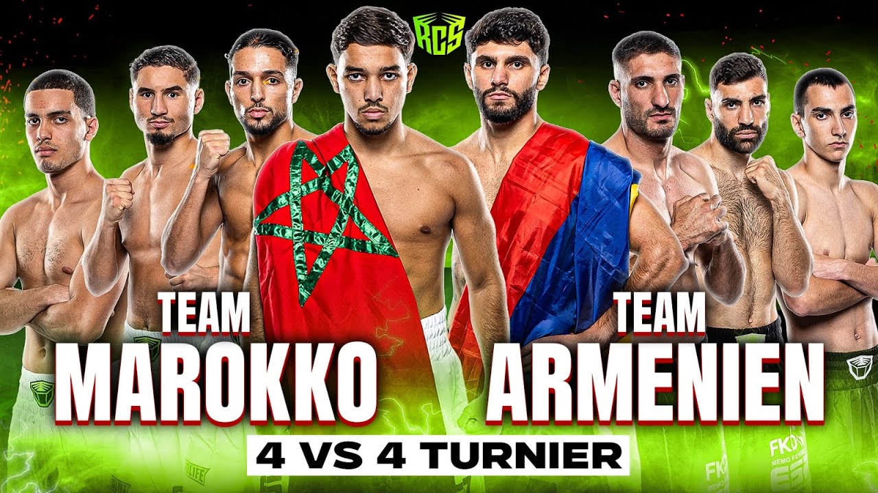 4vs4 TEAM FIGHT - Marokko vs Armenien - RINGLIFE COMBAT Underground 4