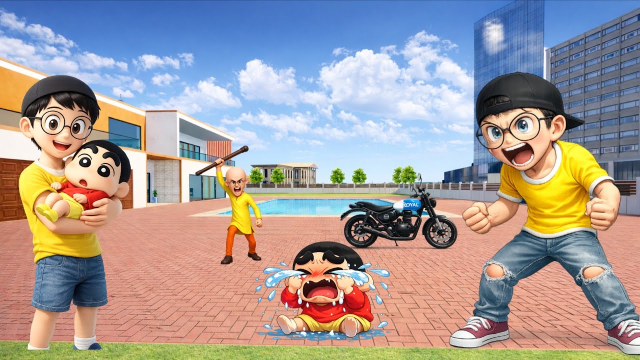 End mein kya hua? 😱 Shin-chan aur Nobita ki kahani INDIAN THEFT AUTO SIMULATOR@jzgamingstudio 