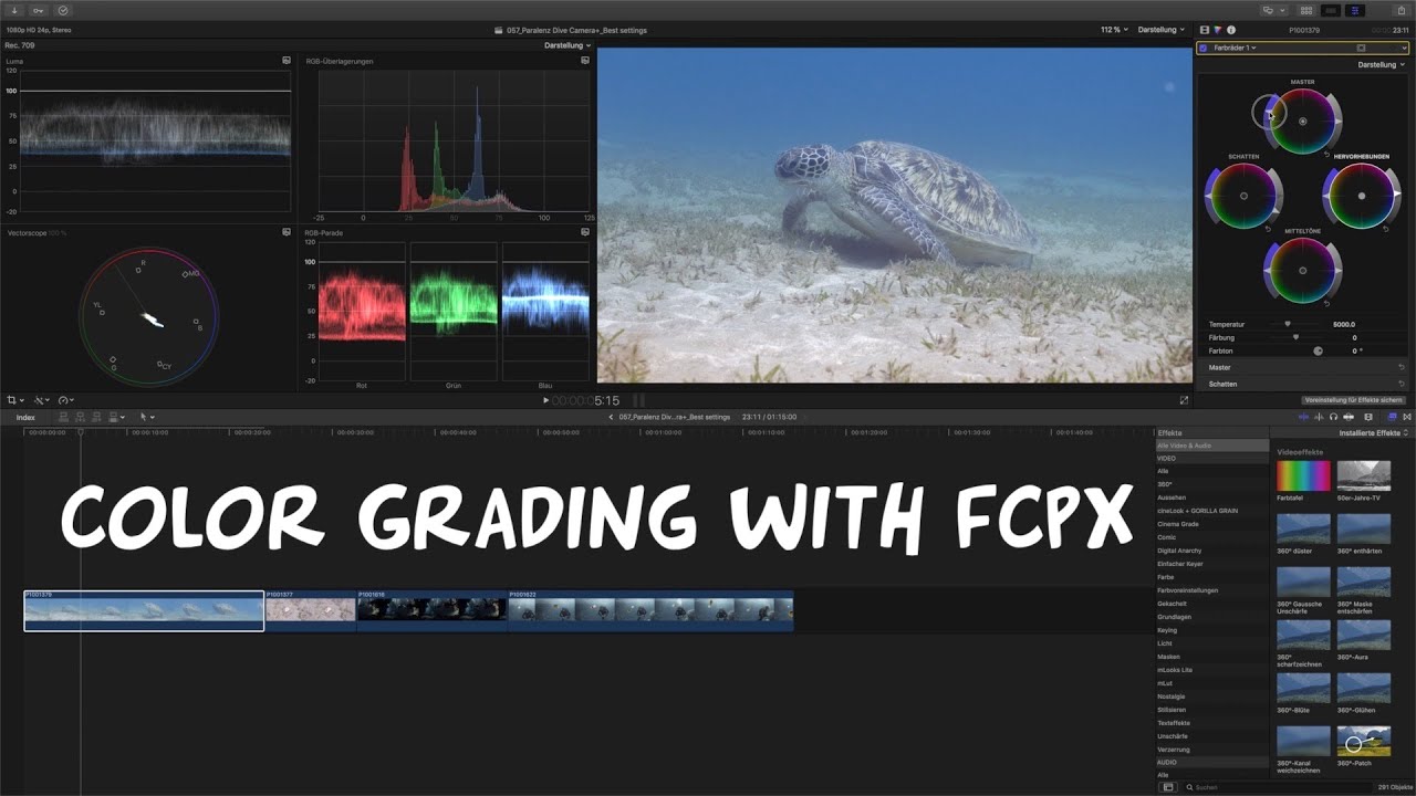 How to COLOR GRADE your UNDERWATER FOOTAGE