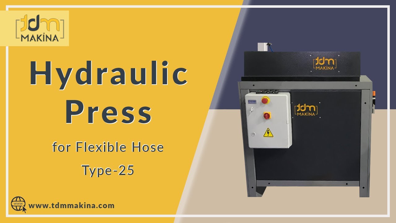 Hydraulic Press for Stainless Steel Flexible Hoses