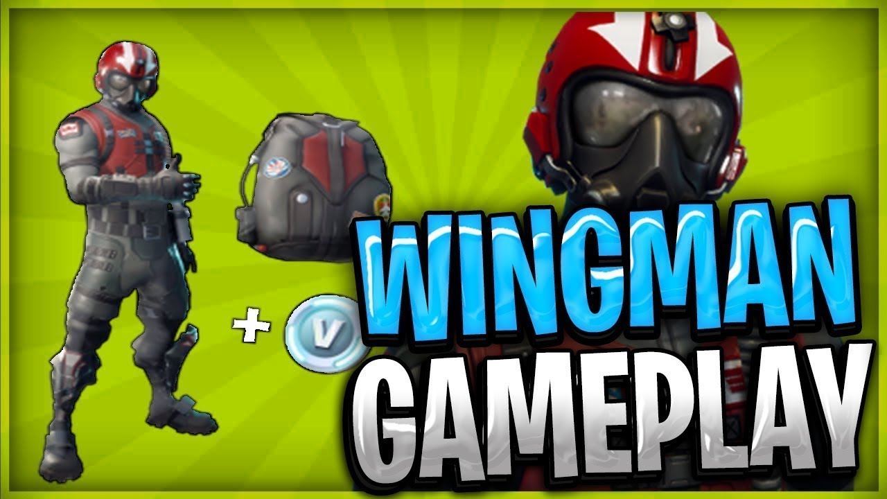 FORTNITE NEW WINGMAN SKIN GAMEPLAY!