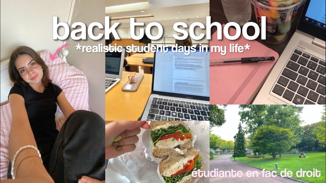 ma RENTRÉE en troisième année de fac