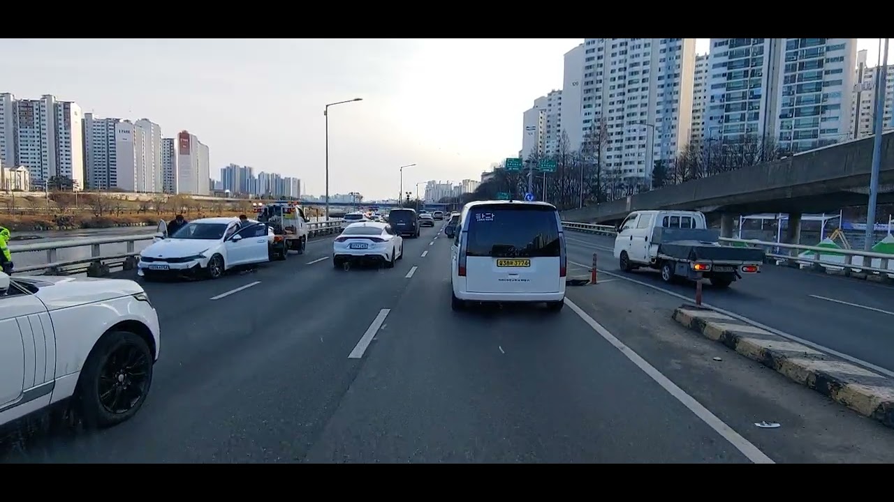 25.01.19 16:07 45인승버스주행 고속주행  월계도서관 월계보건지소 동부간선도로 성수대교 동호대교 한남대교 경부고속도로 버스전용차로 고속주행 서초ic 매봉터널