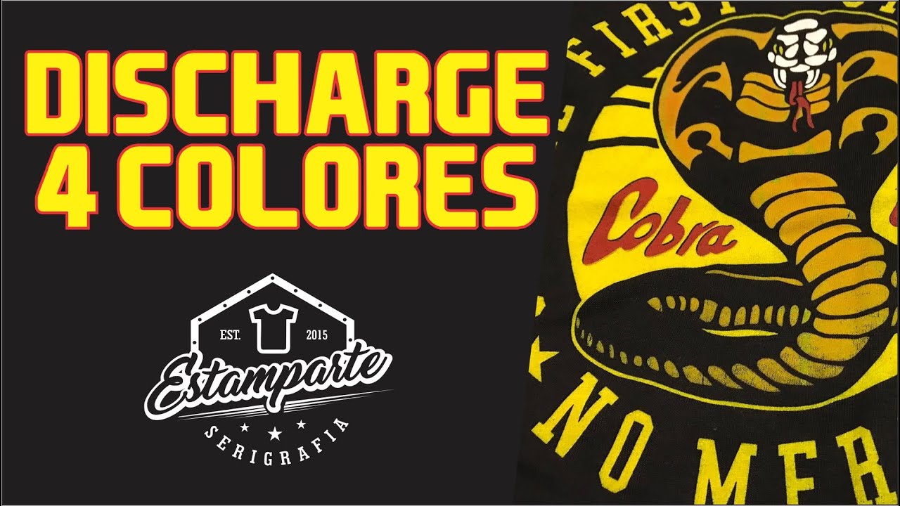 DESCARGA 4 COLORES | DISCHARGE INK