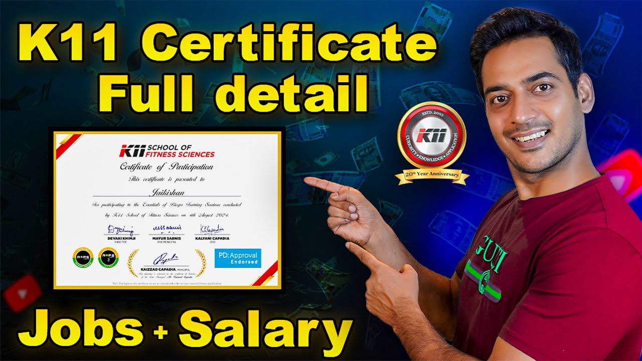 K11 Personal Trainer Certification–Full Honest Review!(Fees, Jobs, Exam, Pros & Cons)#k11 #trainer