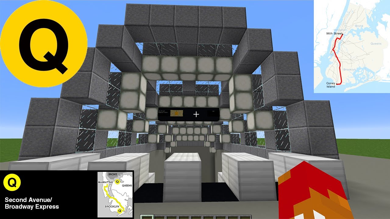 Minecraft NYC Subway | Q To Coney Island 