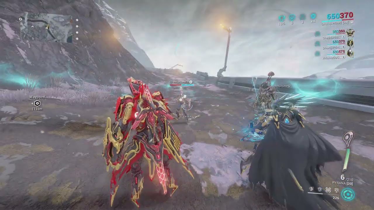 Warframe Gauss VS Gauss race