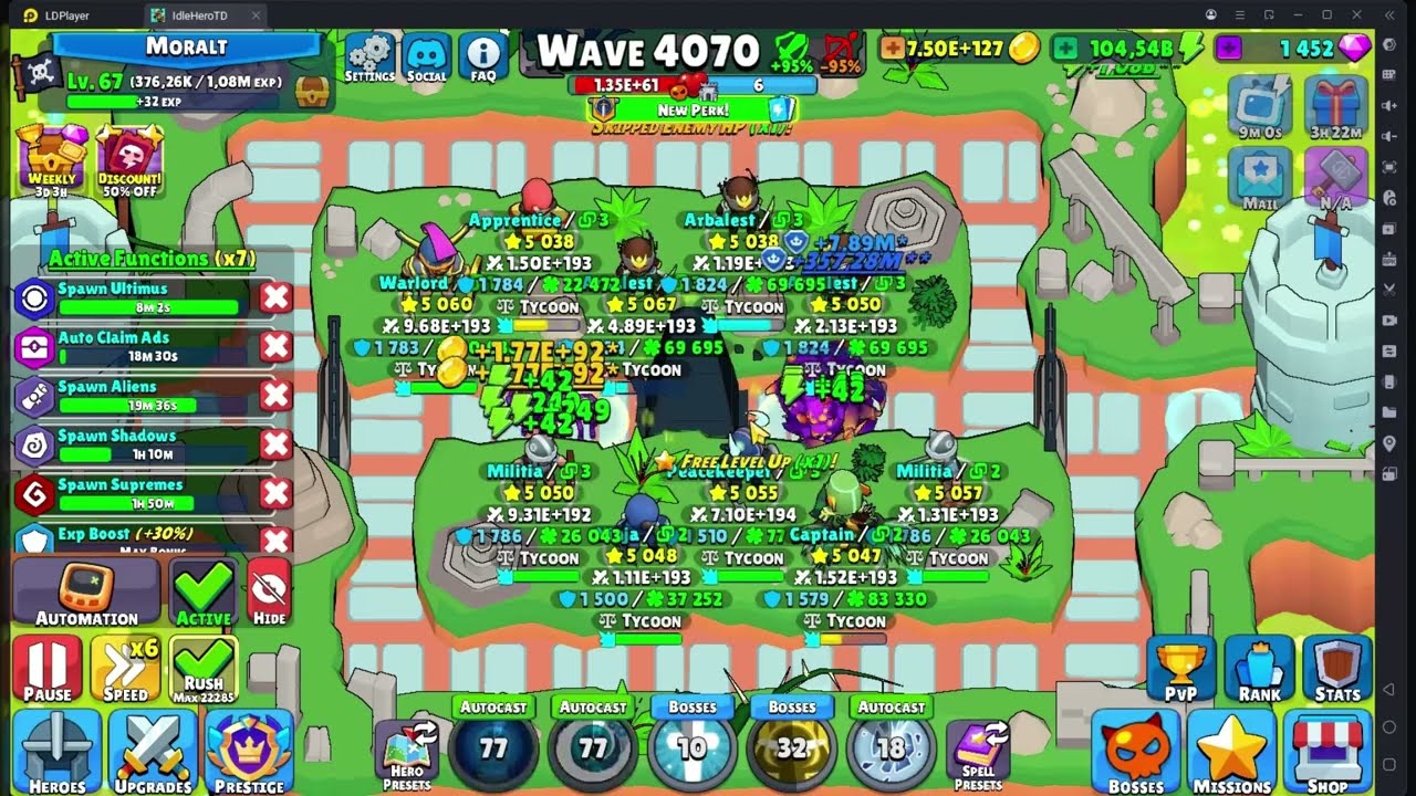 (FR) Idle Hero TD - Ma compo Energy R1500