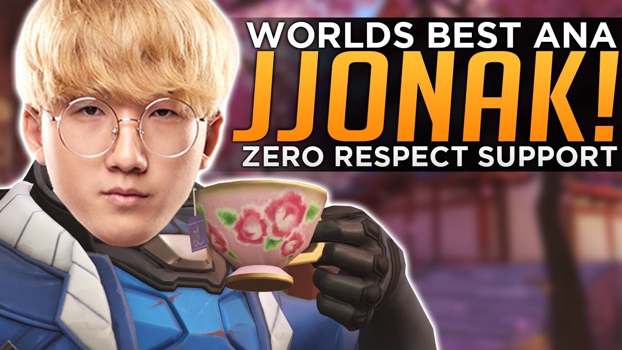 Overwatch: BEST Ana in the WORLD! - Jjonak ZERO Respect Playstyle