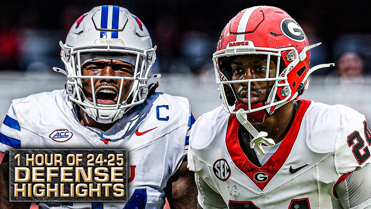 DEFENSE HIGHLIGHTS 🎥 Best Interceptions, Big Hits & MORE from the 24-25 college football season 🔥
