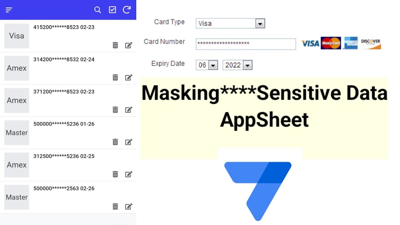 How to Masking Sensitive Data in AppSheet