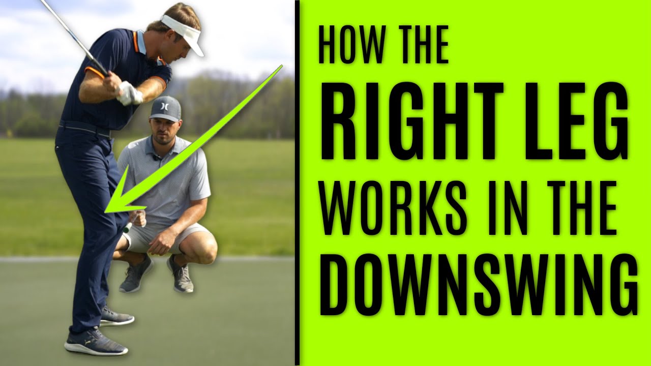 GOLF: How The Right Leg Works In The Downswing