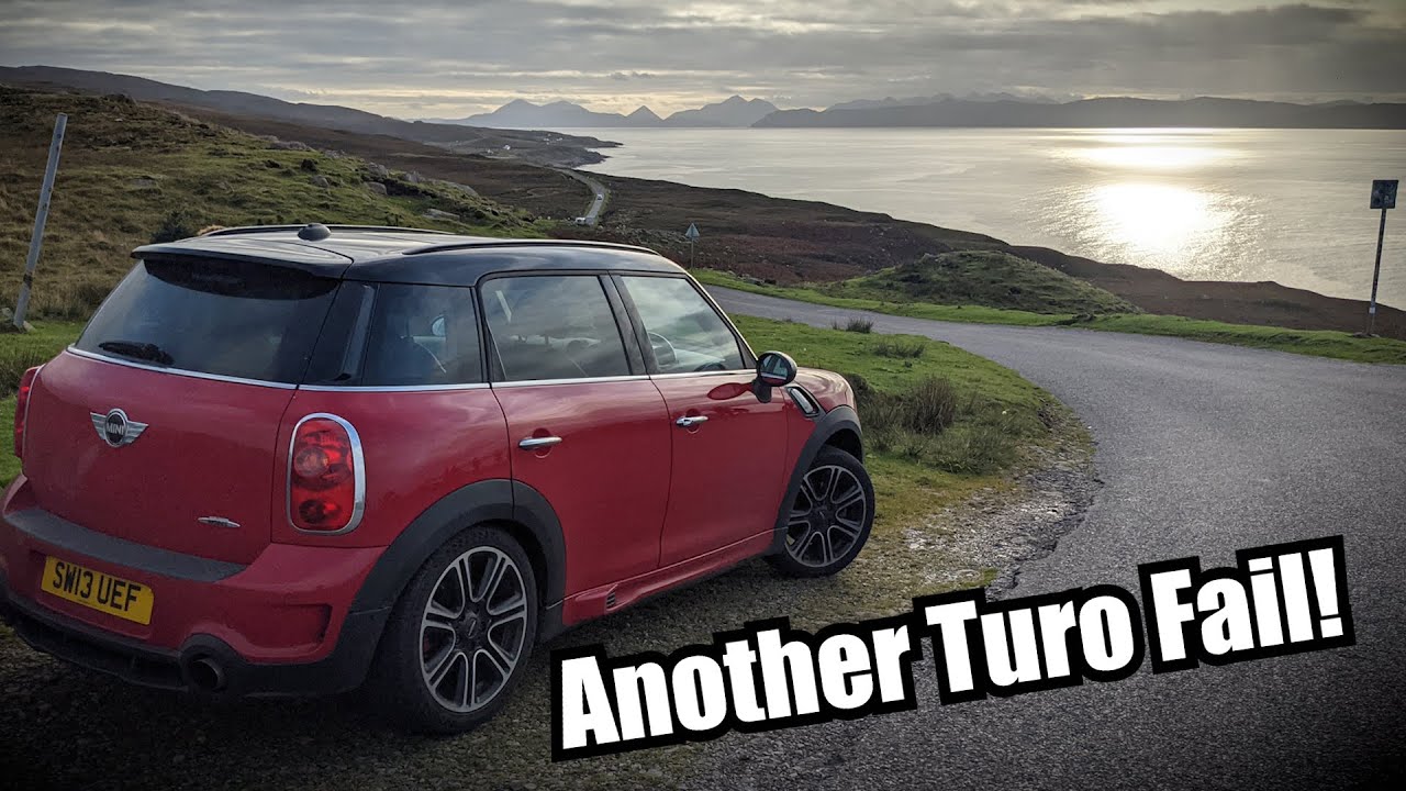 Almost Crashed My Turo JCW Mini Cooper Limping It across Scotland