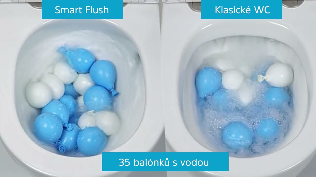 Smart flush Rimless