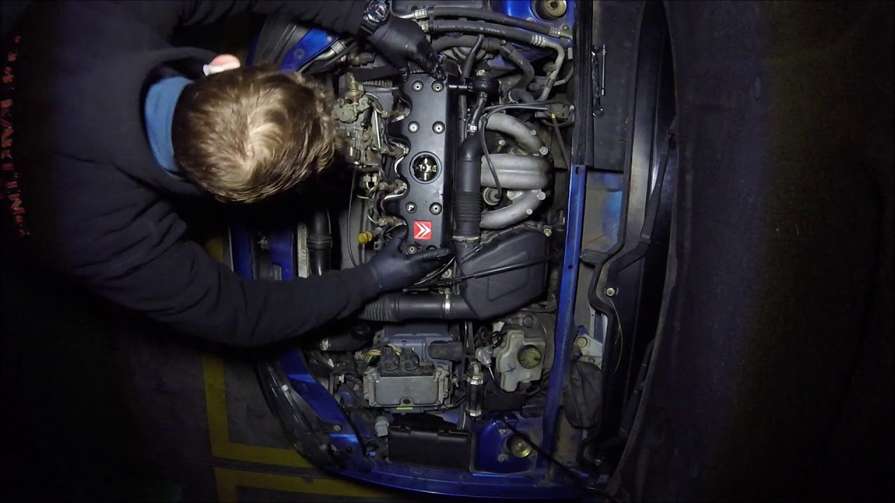 Cambio junta tapa balancines Citroen saxo 1.5D