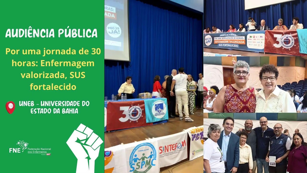 Audiência Pública por uma jornada de 30 horas