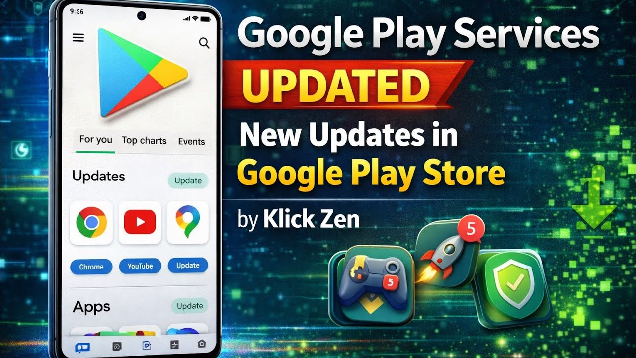 Google play services updated || Latest Updates in Gooleplaystore || 2026 ki latest updates google
