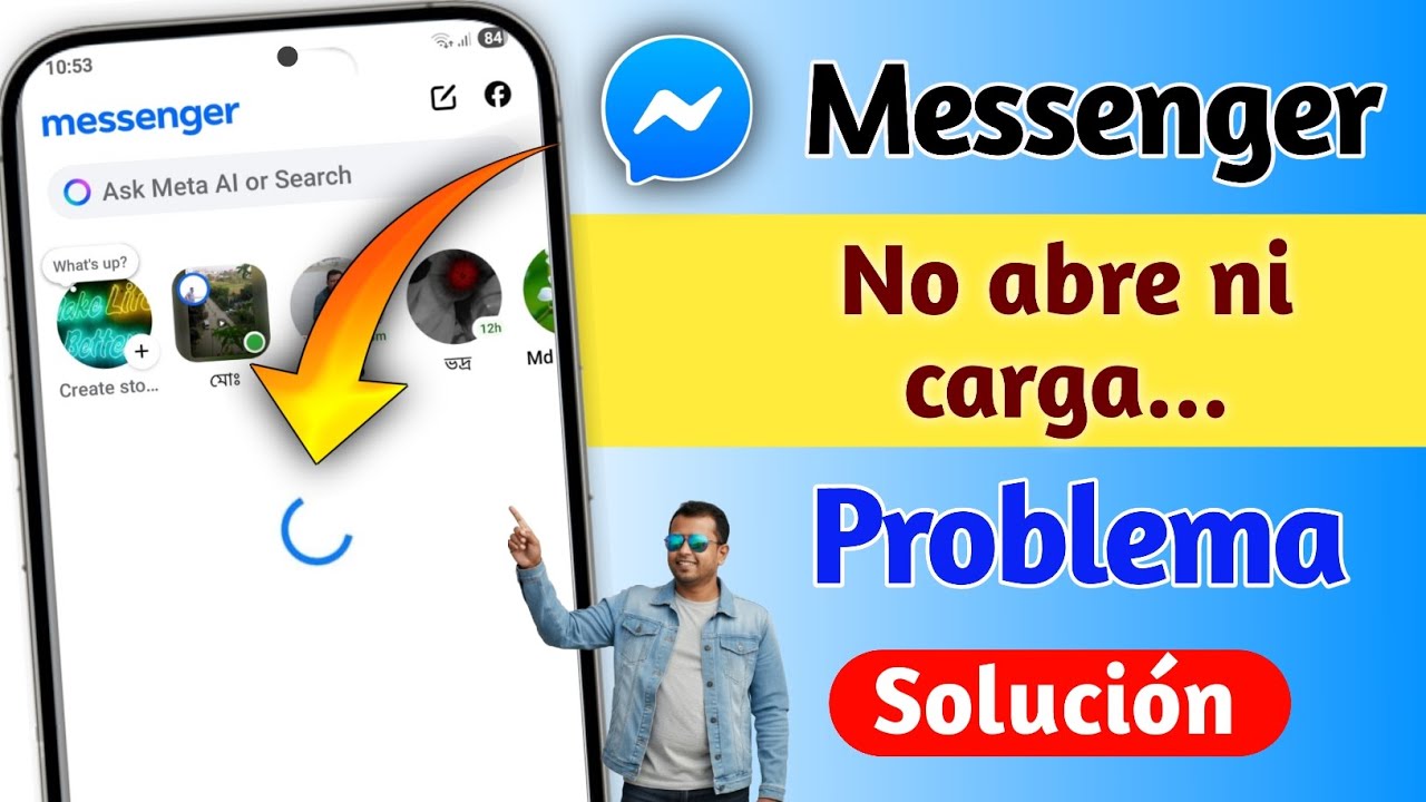 Cómo solucionar el problema de carga de Messenger | Messenger no carga/no abre (100% Working 2025)