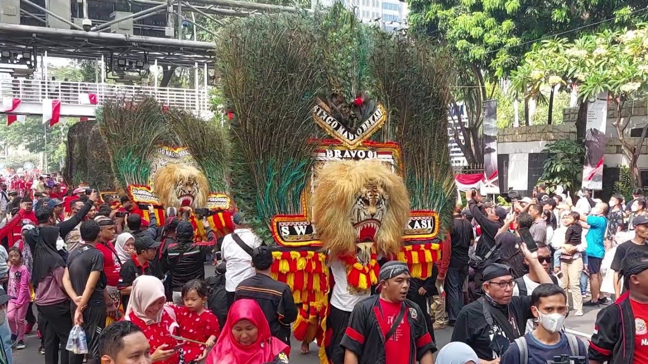 Pawai Reog Ponorogo 2023 / pengusulan Reog Ponorogo sbg Warisan Budaya Tak benda Dunia UNESCO