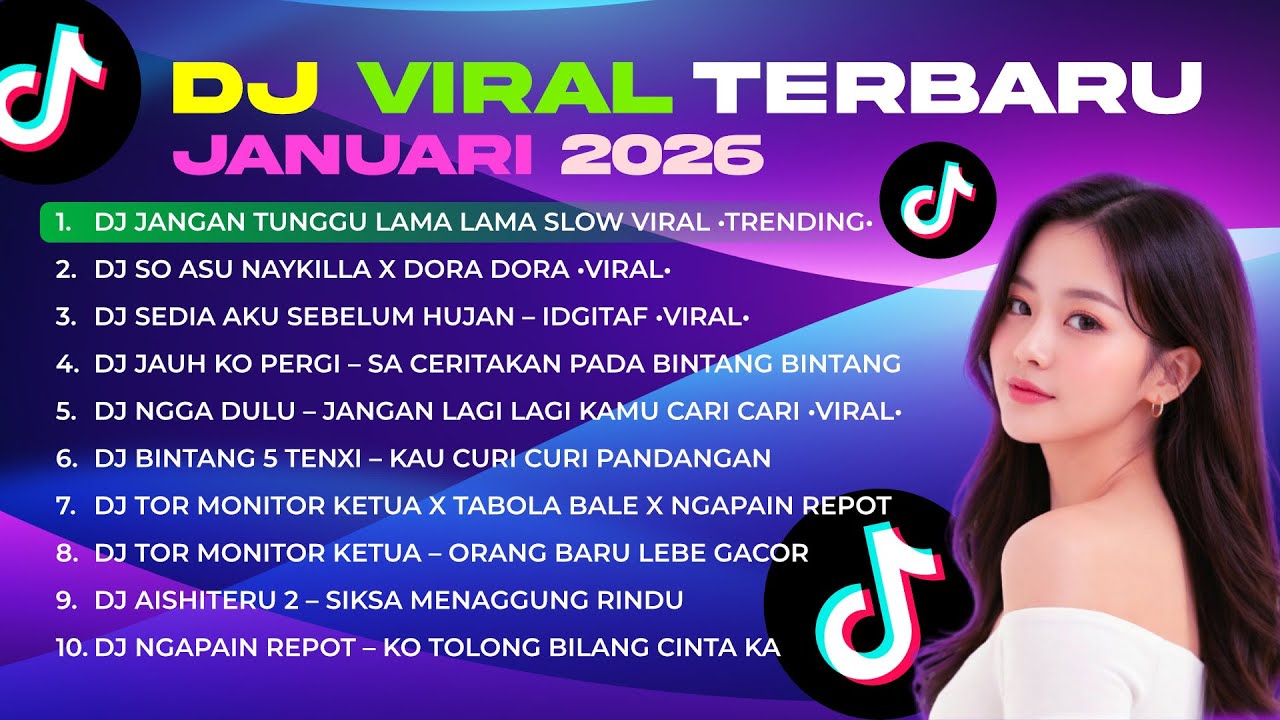 DJ TIKTOK TERBARU 2026🎵DJ JANGAN TUNGGU LAMA LAMA🎵DJ SO ASU X MELODY DORA DORA [ FULL ALBUM ]