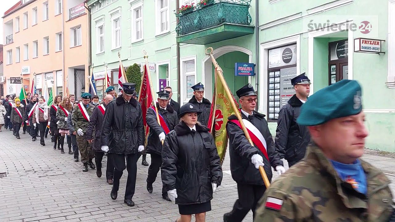 11 listopada   uroczystości w Świeciu