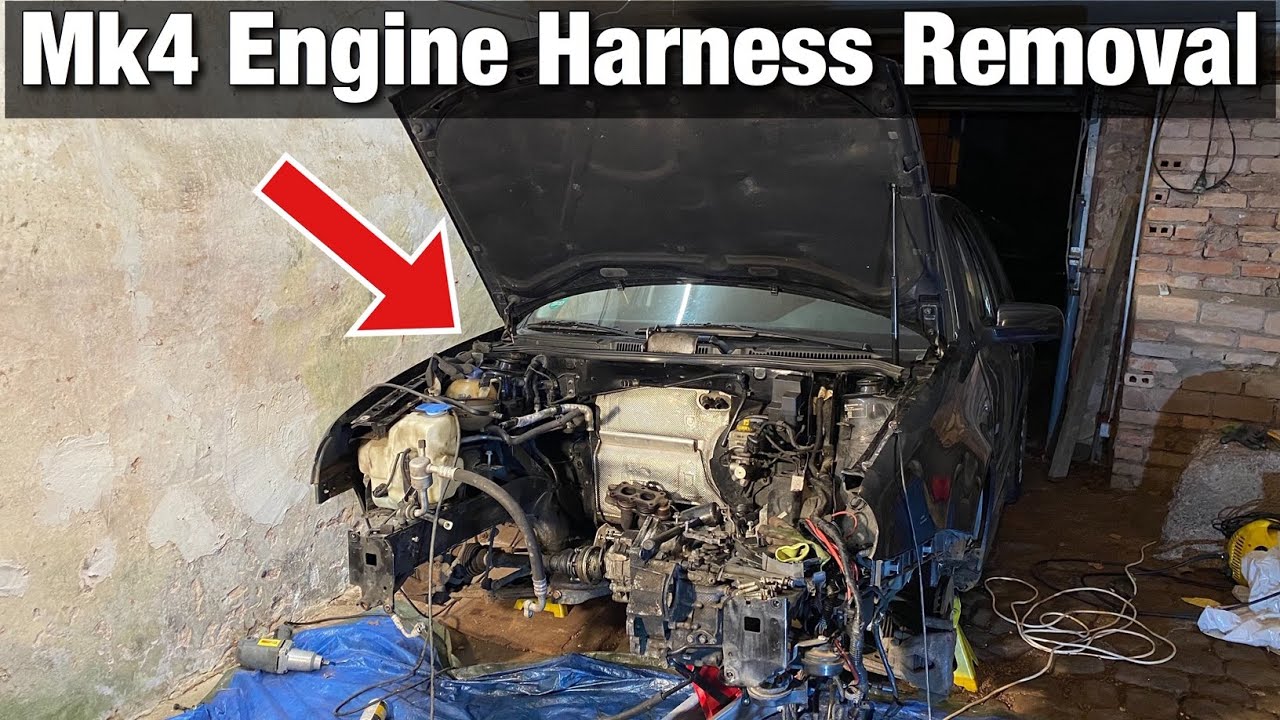 I Got The Harness Out But Im An Idiot Lol ( Mk4 Vr5 Harness Removal )