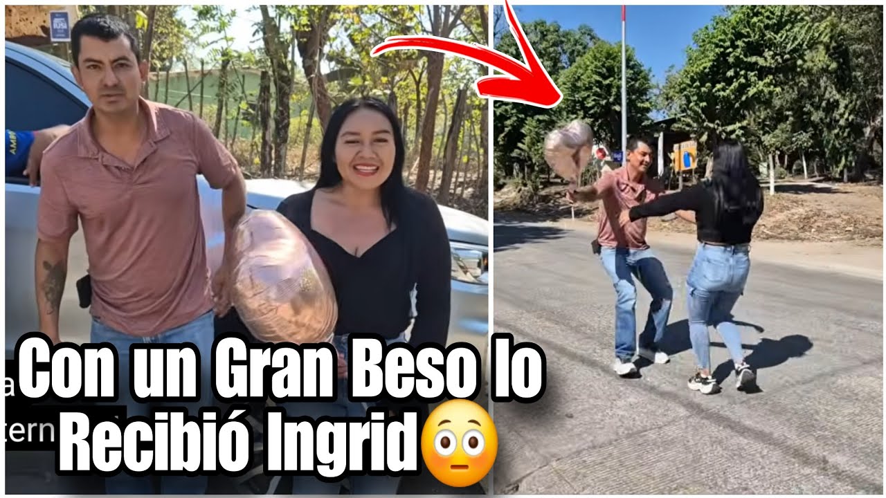 Ingrid corrió asta a media Calle no hayaba las horas para reencontrarse con su Mero Mero 