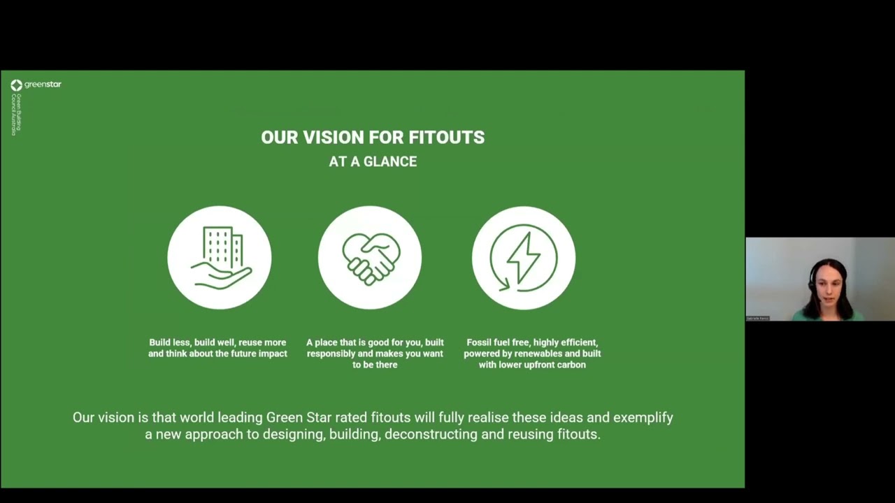 Green Star Fitouts webinar