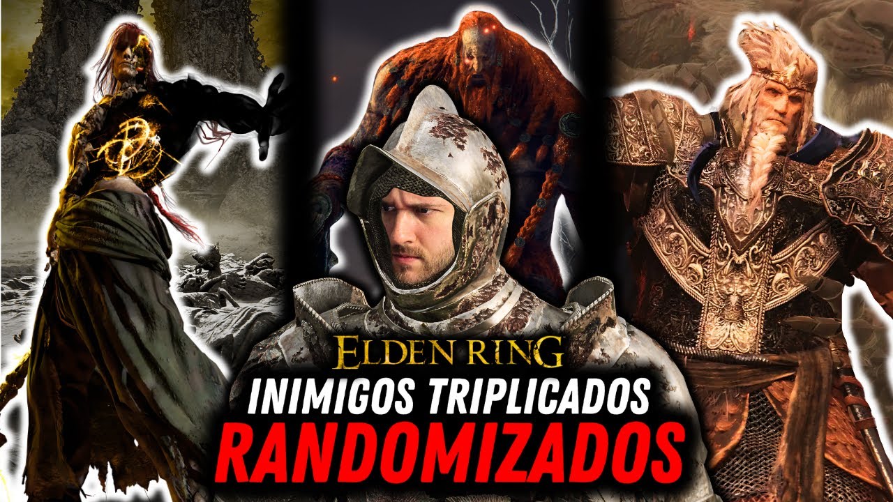 TODOS INIMIGOS TRIPLICADOS E RANDOMIZADOS (ITENS RANDOMIZADOS) no ELDEN RING!