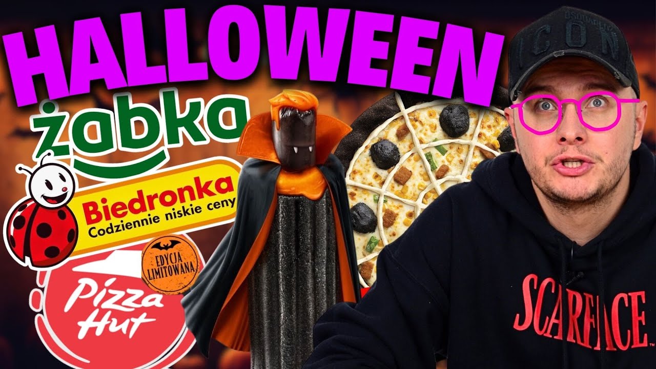 OFERTA JEDZENIA Z ŻABKI, BIEDRONKI i PIZZA HUT NA HALLOWEEN - KTO JEST NAJLEPSZY?!