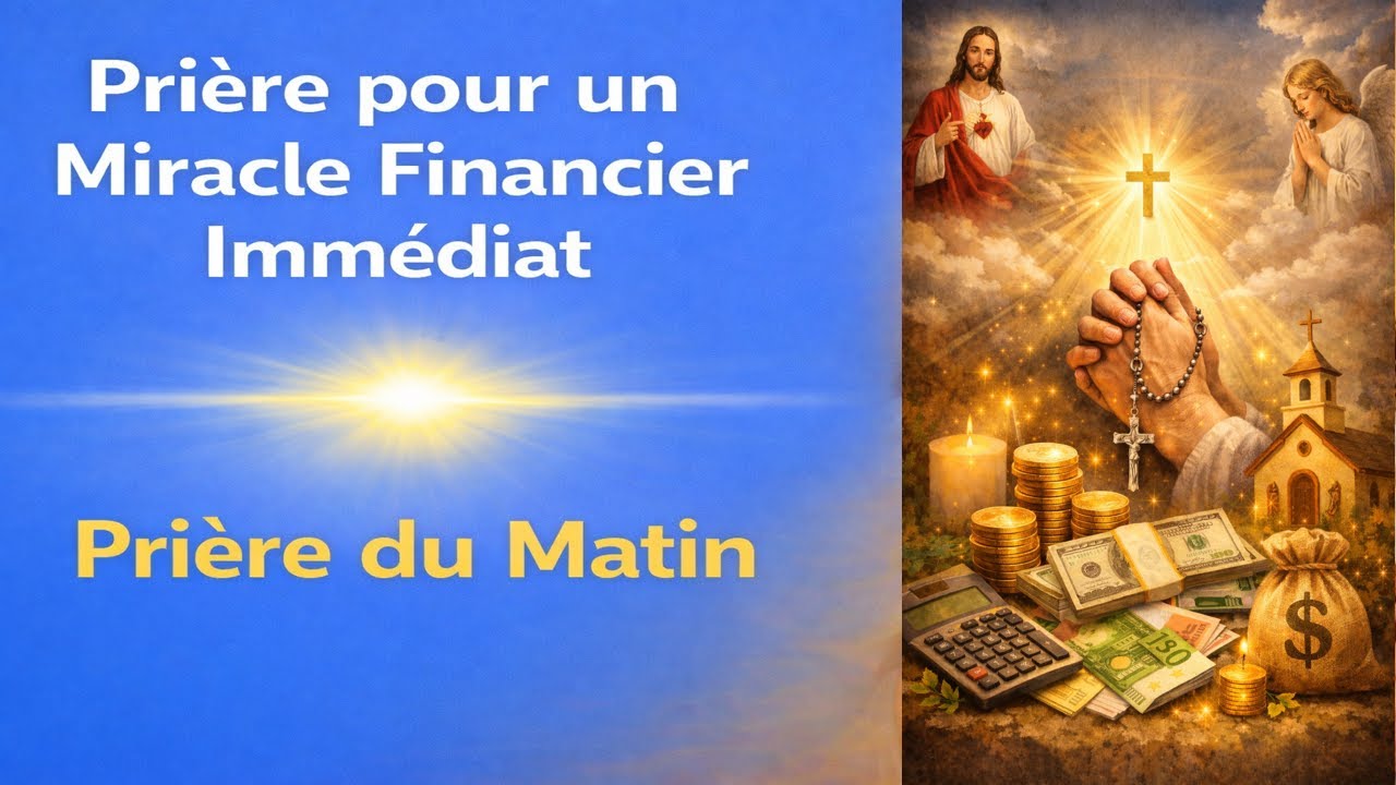 ✨ Prière pour un Miracle Financier Immédiat - Prière du Matin✨