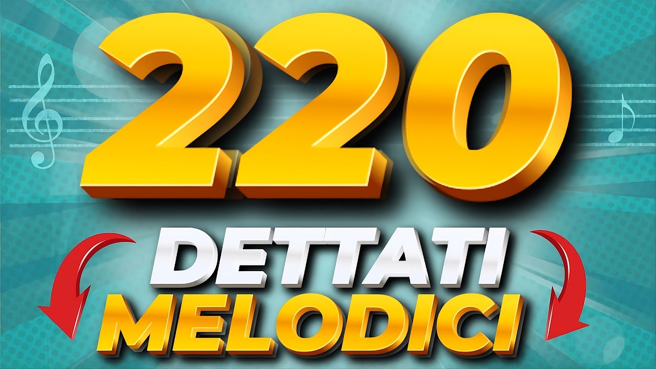 220 Test di Dettati Melodici per migliorare Subito il Tuo Orecchio👂🎵
