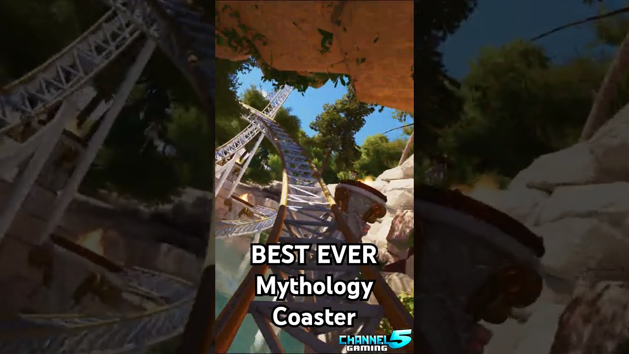 THE BEST Mythology Coaster OF ALL TIME!: Gates of Olympus #planetcoaster2