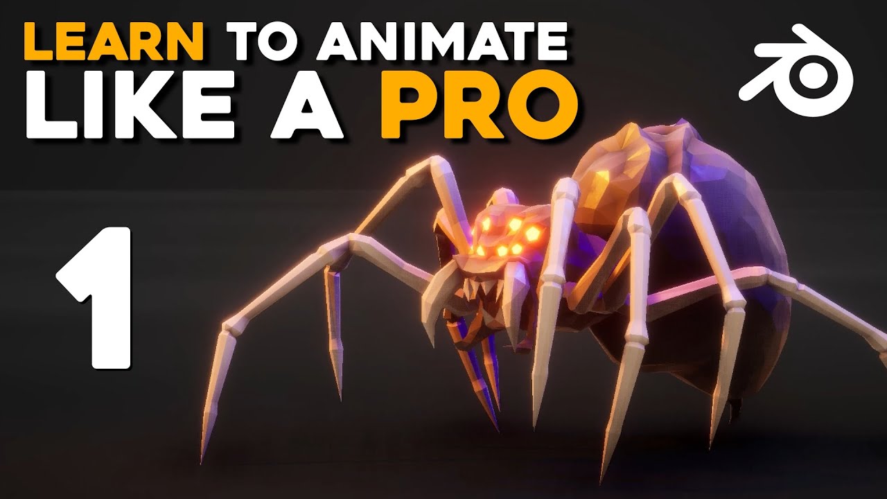 How To Animate ANY Creature With Legs in Blender in 4 EASY steps - Spider Walk - Tutorial Part 1