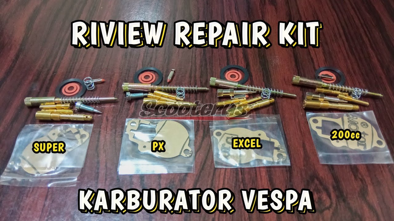 RIVIEW#19 - REPAIR KIT KARBURATOR VESPA SUPER PX EXCEL SPARTAN