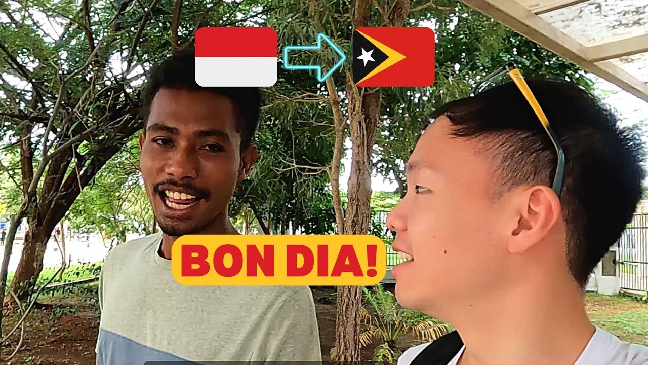 Entering Timor Leste via their land border with Indonesia