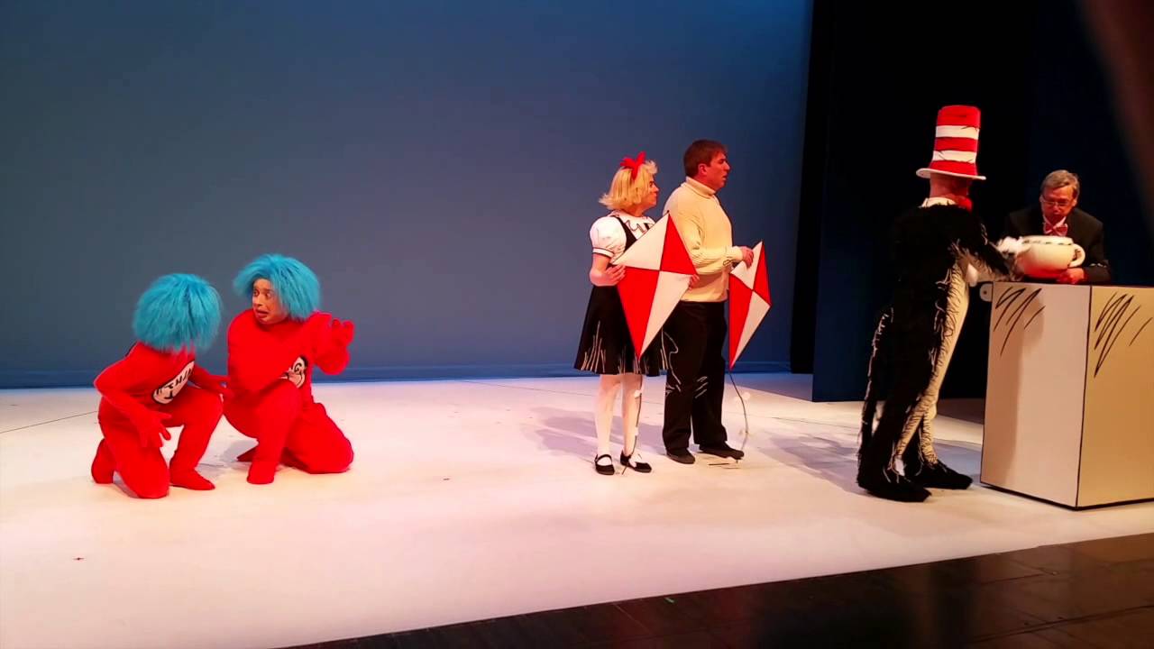 Children's Theatre Production of The Cat in the Hat with Thing 1 and Thing 2