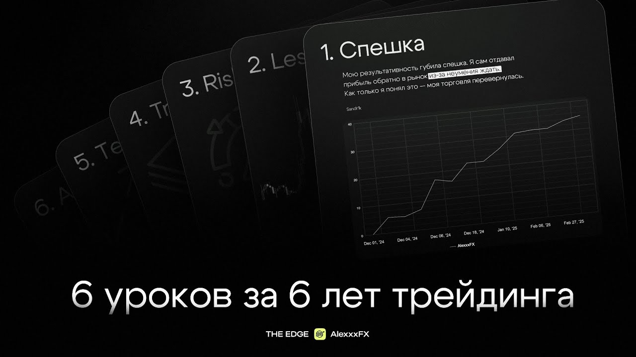 6 уроков за 6 лет трейдинга