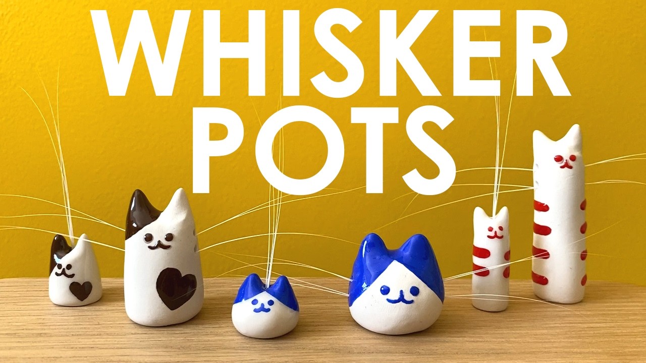 Making Clay Whisker Pots (What's That?)