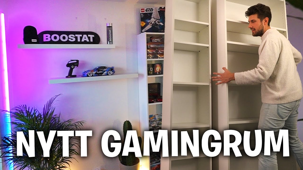 BYGGER OM HELA MITT GAMINGRUM & SETUP *DEL 1*