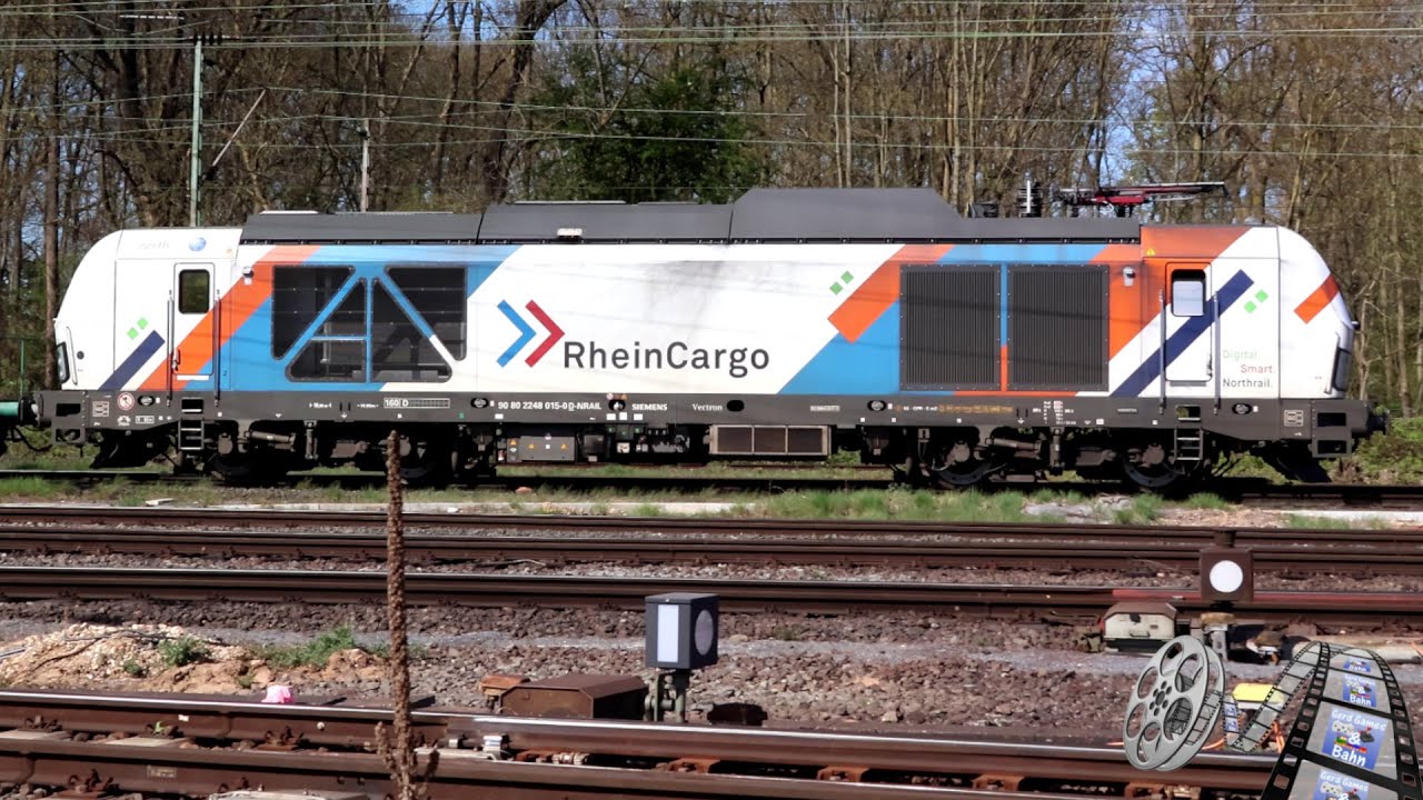 Trainspotting #733 - 4k60 - Vectron DualMode der NorthRail / RheinCargo BR248 015-0