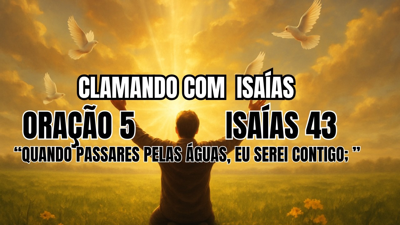 Quando Passares Pelas Águas: Oração de Livramento e Proteção. (Isaías 43)