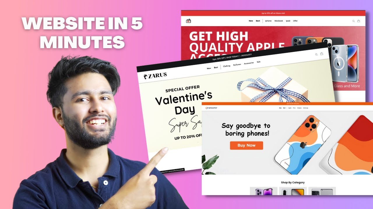 How I build a professional e-commerce website in under 5 minutes with Blanxer in Nepal